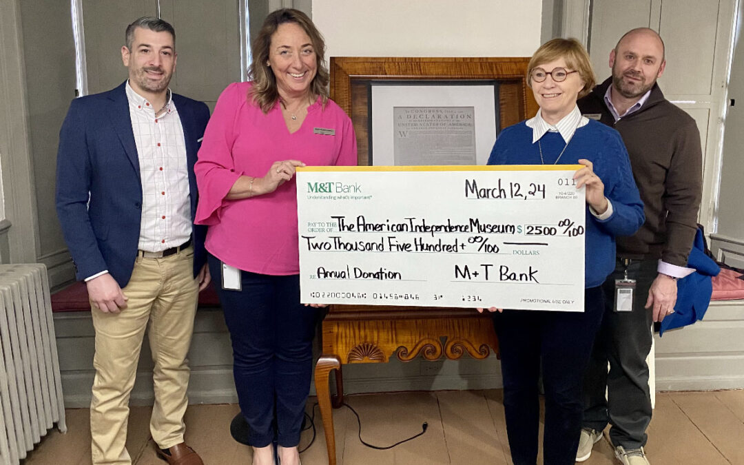 M&T Bank Supports “Educating Children & Youth” at American Independence Museum